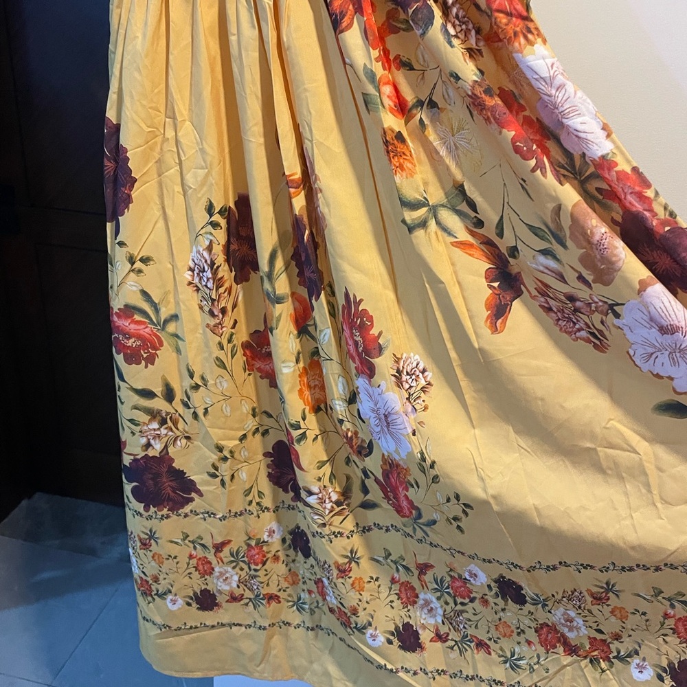Zimmerman Yellow Floral Midi Sundress - Picture 5 of 14